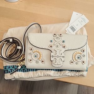 Tory burch cross body ivory
